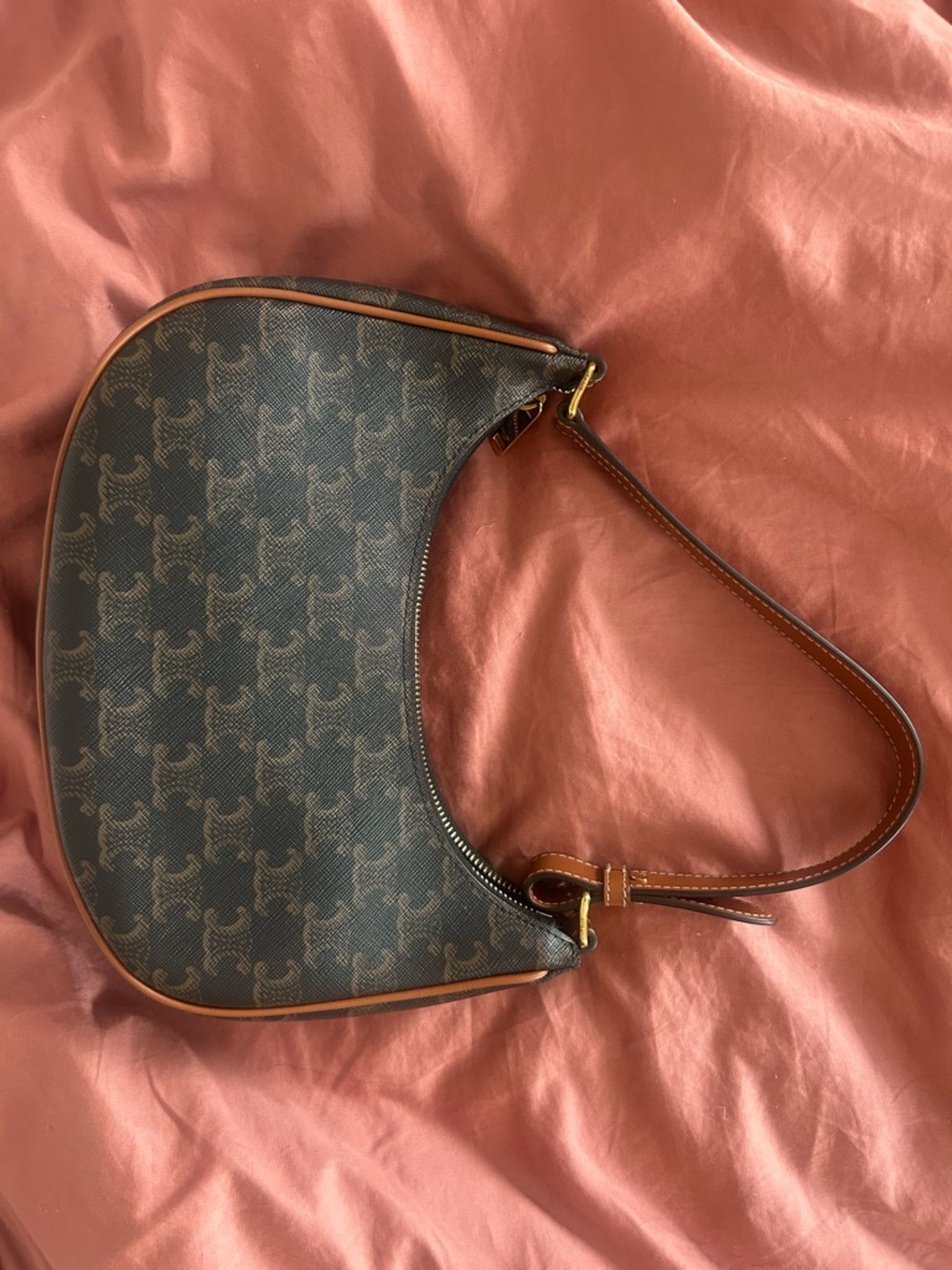 CÉLINE Ava Bag in Triomphe Canvas